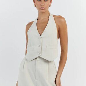 Dissh Eva Bone Vest / Halter Top - AUS 10/ US 6/ Small